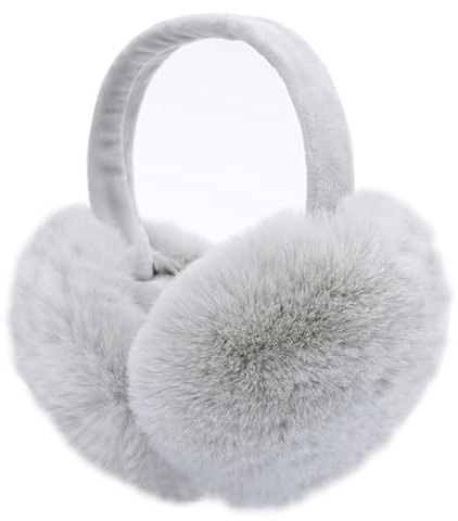 WOIRROIP Winter Ohrenwärmer, Winter Ohrenschützer Faltbare Abnehmbar Waschbar Plüsch Ohrenschützer warme Kälteschutz Kalte Winterzubehör Outdoor Ohrenmuscheln