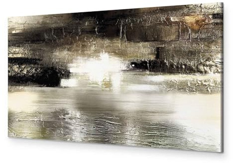murando - Leinwandbild HandArt auf Abstrakt, Schlafzimmer, Wohnzimmer | Hochwertige Leinwand, sofort aufhängbar, ideal fürs Wohn- oder Schlafzimmer, wasserfest und lichtecht, langlebig, stilvoll