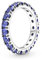 PANDORA Ring Timeless funkelnde Reihe silber, blaue Kristalle 190050C02 48