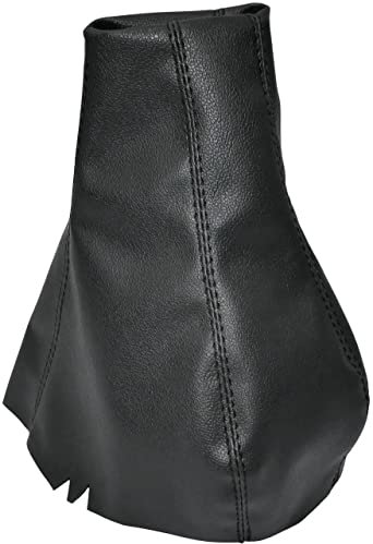 AERZETIX - C57789 - Schalthebel bag - schaltsack - schaltmanschette - kompatibel mit Fiat Doblo von 2000 bis 2010 - farbe von leder : schwarz - aus kunstleder