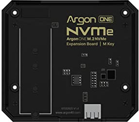Argon ONE M.2 NVME Erweiterungsplatine für Raspberry Pi 4 | Unterstützt M-Key M.2 NVME SSD | Nur kompatibel mit Argon ONE V2 Hüllen