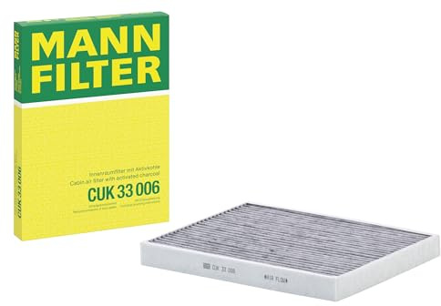 MANN-FILTER CUK 33 006 Cabin Air Filter - Pollen Filter with Activated Carbon - for Cars + Transporters