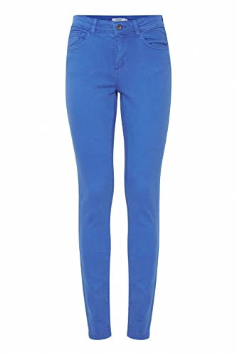 b.young BYLola Luni Damen Jeans Denim Hose Baumwolle mit Stretch Slim Fit 5-Pocket-Hose, Größe:29/32, Farbe:Strong Blue (184051)
