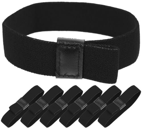 SHOWERORO 6pcs Box Bento Box Strap Bento Accessories Lunch Holder Box Strap Bento Box Straps Box Tie down Strap Outdoor Bento Strap Bento Box Belts Reusable Bento Box Belt Polyester Black