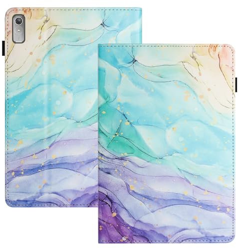 LSPCASA Funda para Lenovo Tab P11 Gen 2 11.5 Lenovo Tab P11 2022 PU+TPU Funda Lenovo Tab P11 2nd Gen Activación/Suspensión Automática Funda Lenovo Tab P11 2nd Gen Pintura al óleo