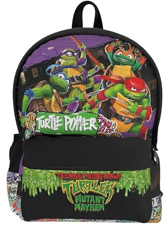 CYPBRANDS Unisex Kinder Ninja Turtles Jugendliche, anpassbar an Trolley-Mutants Rucksack, bunt