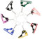 HOMEK Mini Portachiavi 3D Con Cordino, 7 Pezzi Sneaker da Basket, Scarpe da Basket, Mini Scarpa Sneaker per Borsa da Scuola Sport Regalo Pallacanestro