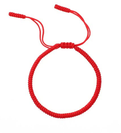 Tibetisches Glücksarmband Spirituelles Armband Geflochtene Freundschaftsarmbänder Einstellbares Handgelenk Armband Stoffarmband Glücksbringer Geschenk für Männer Frauen Teen Geschwistern Angehörigen