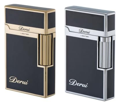 (Verkauf ohne Gas) Tragbares Retro Feuerzeug Butangas Nachfüllbar Weiche Flamme Feuerzeug Geschenk