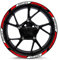 JTWMTY Motorrad-Felgenaufkleber Sportliche Felgenrandaufkleber Felgenstreifen-Reflexfolie Für MT-07 MT 07 Mt07(Style 2)