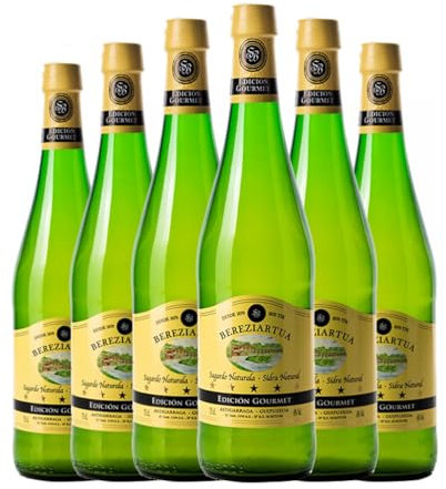 Sidra Bereziartua Sagardotegia Edición Gourmet 75 cl (Caja de 6 Botellas de 75 cl)