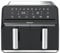 Skinny Food Co Dual Tray 8L Air Fryer - Adjustable Temperature 60-200°C - 1-60min Timer - 1700W - Double Drawer Design - 8-in-1 Digital Airfryer - Dishwasher-Safe Baskets, Sync Function
