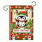 Blissyard Weihnachtsmann-Pinguin-Gartenflagge, 30,5 x 45,7 cm, doppelseitig, Winterpinguin, Rentiergeweih, Hofflagge, Weihnachtsbaum-Banner, Urlaub, saisonale Outdoor-Winterhausflagge