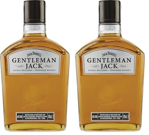Jack Daniel's Gentleman Jack Whiskey 70 cl (Lot de 2)
