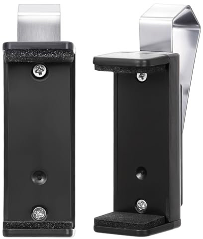 AOZUO 2 clips para abridor de puerta de garaje, universal clips de visera ajustables, soporte para control remoto de puerta para controles remotos de diferentes tamaños (5,3-7,2 cm)