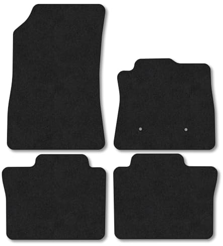 Renault Rafale (2023+) [Full Hybrid] Carpet Car Mats | Black Edge Trim Tailored Fit Floor Mats Full Coverage Protection Accessories Easy Clean Anti Slip Made in the UK