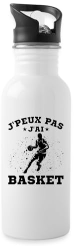 Je Peux Pas J'ai Basket Sport Cadeau Drôle Gourde avec paille intégrée