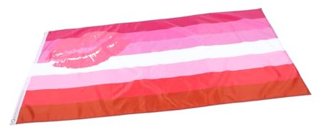Toddmomy Lesbische Pride Flagge 90x150cm Dekoratives Polyesterbanner Für Garten Und Außendekoration Uv Beständig Und Farbecht Unterstützt Lesben Und Lgbtq Community Für Festivals