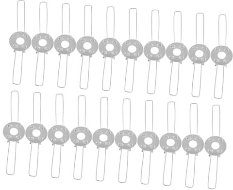 Homoyoyo 30 Piezas Hebilla De Sombra Pantalla Clips Soporte De Sombra Clara Abrazadera Lámpara Primavera Accesorios De Luz De Techo Accesorios De Iluminación De Bricolaje Planchar