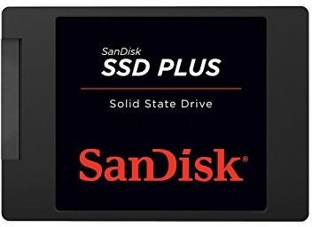 SanDisk SSD Plus 2.5 250GB, SATA III SSD, Velocidad de Lectura con hasta 545 MB/s, 450 MB/s de Escritura, Fácil actualización para Arranque, Apagado y Carga