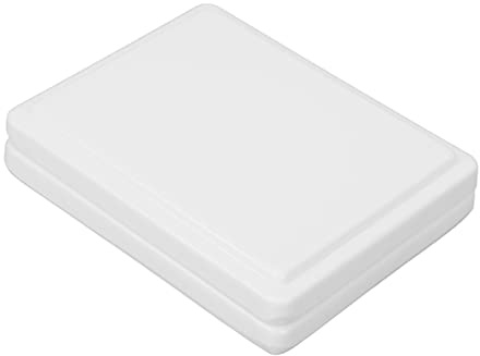 Palette de Peinture en Porcelaine Polyvalente avec 12 Puits et Couvercle Anti-poussière - Palette de Peinture Aquarelle Blanche Durable pour Les Nail Art et Projets d'artisanat