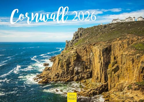 Edition Seidel Premium Kalender Cornwall 2026 Format DIN A3 Wandkalender Europa Großbritannien Vereinigtes Königreich UK Südengland Sussex Küste Meer Britisch