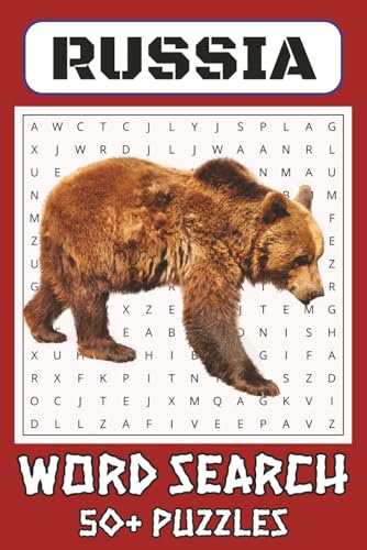 Russia Word Search Puzzle Book: Word Search with Easy to Read Print about Russia, Moscow, East Europe and More I 6x9 inches, 110 pages I 50+ Puzzles ... Gift for Vacations, Holidays and Free Times