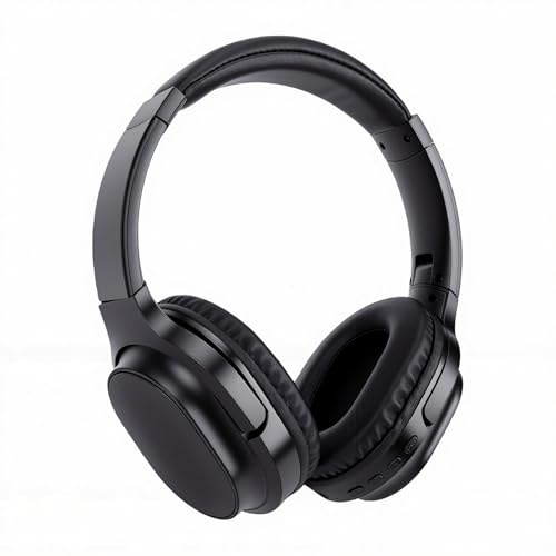 Fabater Casque Filaire Supra-auriculaire, Pilotes 40 Mm, Casque sans Fil Bluetooth 5.4, Pliable et Portable avec Câble sans Enchevêtrement de 2 M, Prise Jack 3,5 Mm pour Ordinateur