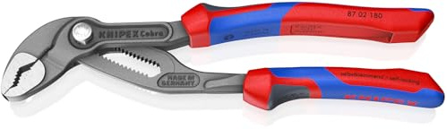KNIPEX - 87 02 180 SBA Tools - Cobra Wasserpumpenzange, Mehrkomponenten (8702180SBA)