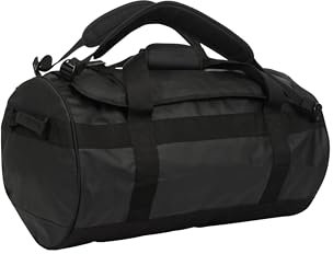 Mountain Warehouse 60-l-Transporttasche – Tages-/Rucksack, 3 Tragemöglichkeiten, robuste Riemen, Taschen, weiche Griffe, 1 Fach – für Reisen, Camping, Festivals, Herbst Schwarz Einheitsgröße