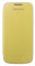 Samsung Hülle Schutzhülle Clip-On Flip Case Cover für Samsung Galaxy S4 Mini - Gelb