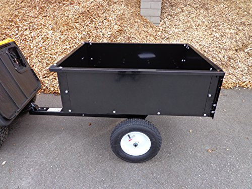 Hänger Anhänger für Rasentraktor Kipper 225 kg Nutzlast