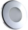 CONCEPTRUN LED Einbaustrahler Feuchtraum mit Schutzglas und Dichtungsring für Dusche/Bad/Vordach Niedervolt Einbauleuchte Downlights Einbauspot Chrom GU5.3 / MR16-12V (IP44-rund-14703) (kaltweiß)