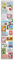 Fotohalter Fotovorhang – Transparenter Bildervorhang mit 20 Fototaschen | 140 x 28,8 cm | Wanddekoration für Fotos und Postkarten | Ideal für Wohnzimmer, Schlafzimmer, Büro | Leicht auszutauschen
