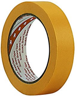 Scotch Ruban Adhésif de Masquage Papier lisse Jaune, 48 mm x 50 m (Lot de 6)