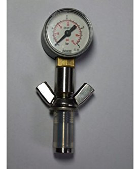 BRAUEN Flaschenmanometer Universal für 0,5 Liter Flaschen - Zur Druckkontrolle während der Flaschengärung und Lagerung