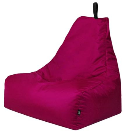 PATCH HOME Patchhome Lounge Sessel XXL Gamer Sessel Sitzsack Sessel Sitzkissen In & Outdoor geeignet fertig befüllt | XXL - Weinrot - in 2 Größen und 25 Farben