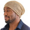 Cappello Uomo E Donna in 100% Lino, Berretto Donna Anti-Statico e Auto-Deodorante, Beanie Uomo Giapponese Invernale, Cuffia Unisex Chemio & Alopecia Beige