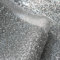 Sparkle Lametta Lurex-Stoff, Stretchmaterial, metallischer Rasta-Glitzer, 150 cm breit (Meterware) (Silber)