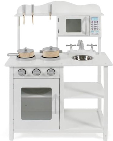 Bayer Chic 2000-Cocina de Juguete con Accesorios, Color Blanco (301 20)