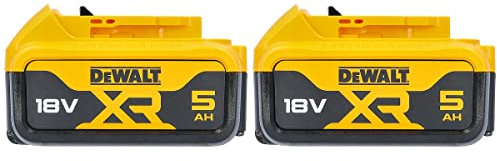 Dewalt DCB184-XJ XR Lot de 2 batteries lithium-ion 5 Ah 18 V