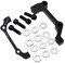 Create idea 180mm Rahmen disc Brake Adapter Bremsadapter Vorn+Hintenrad Fahrrad Scheibenbremse Mount Adapter Scheibenbremse Adapter für Bremssattel