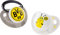 Borussia Dortmund Schnullerset NUK 0-6m 10.175.247 Mehrfarbig 2 Stück (1er Pack)