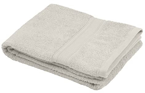 Stof Badetuch, Größe 50 x 90 cm, 100% Bio-Baumwolle, Farbe: Leinen, Modell Lagune, Badetuch, waschbar bei 40 °C, außergewöhnliche Qualität