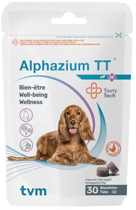 TVM Alphazium TT M | 30 Stück | Ergänzungsfuttermittel für Hunde & Katzen | Mit Magnesium
