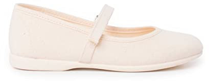 Pisamonas Merceditas Niña Tela Cinta Adherente Fina Talla 37 Color Crudo