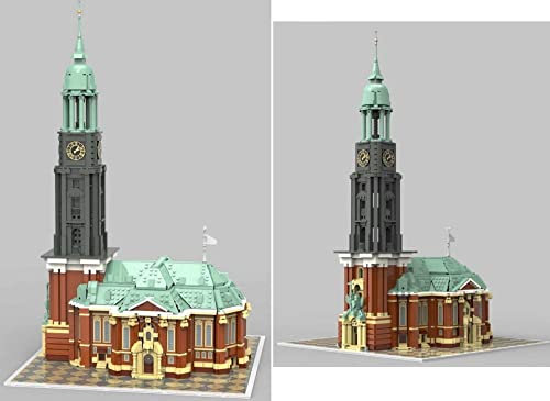 BlueBrixx Pro 104370 – Hamburger Michel aus Klemmbausteinen mit 4213 Bauelementen. Kompatibel mit Anderen Klemmbausteinen. Lieferung in Originalverpackung.