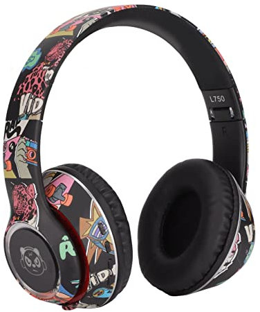 Wireless Bluetooth Headset, HiFi LED Illuminated Earphone,Universal 400mAh 8-9h Playing Wireless Gaming Headphones with Colorful Light,for Mobile Phone,Computer