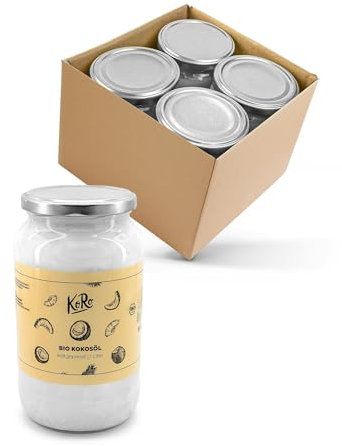 KoRo - Huile de coco bio 6 x 1 L
