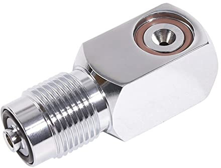 Oshhni Tauchflaschen-zu-Yoke-Fülladapter, Tauchflaschen-Adapter-Ventilschraube für Outdoor-Wassersport-